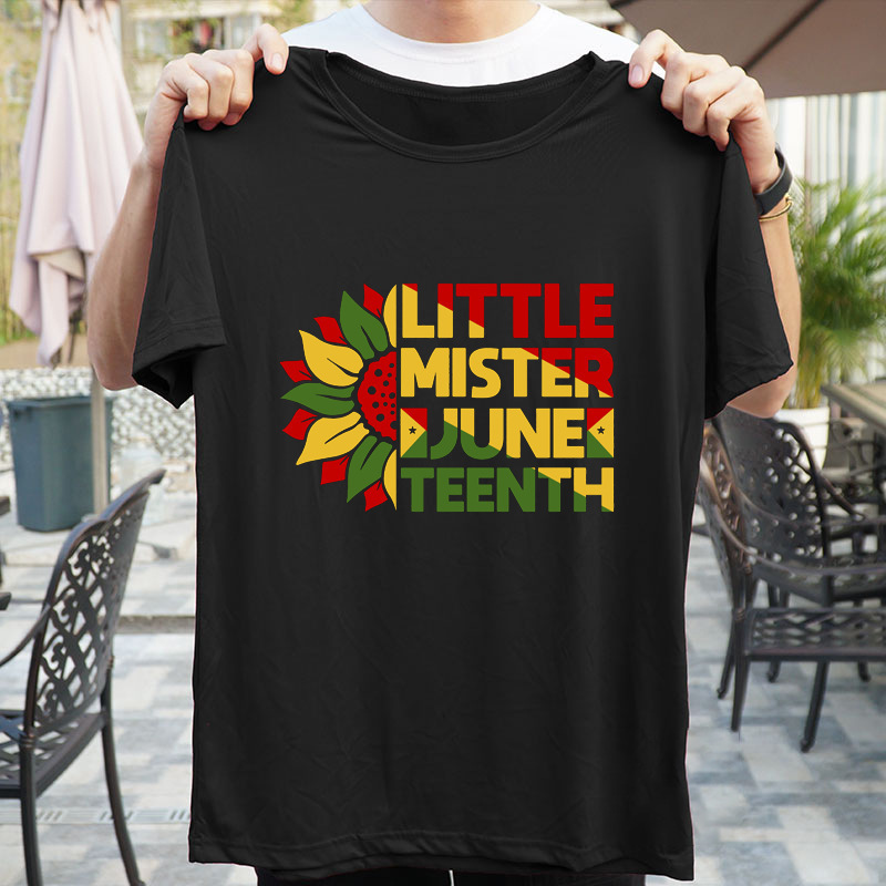 2026 New JUNETEENTH Day June 1865 Series Cross-Border Men's and Women's Short-Sleeve T-Shirts