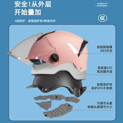 Motosiklet kaskı (dəbilqə) | and Men, All-Season Safety Helmet