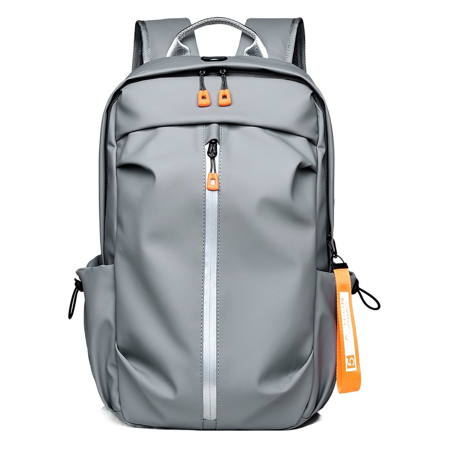 Mochila de los hombres ligero de gran capacidad bolsa de viaje de moda estudiante universitario mochila casual color sólido bolso de la computadora al por mayor