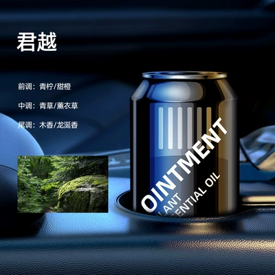Car Perfume Aromatherapy Balm Aromatherapy Long-lasting Eau De - black-junyue