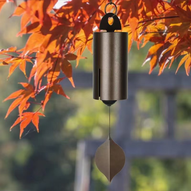 Grensoverschrijdende bestseller Heroic Windbell, vintage tuinbel met mooi geluid, metalen uitvoering_voghion.com