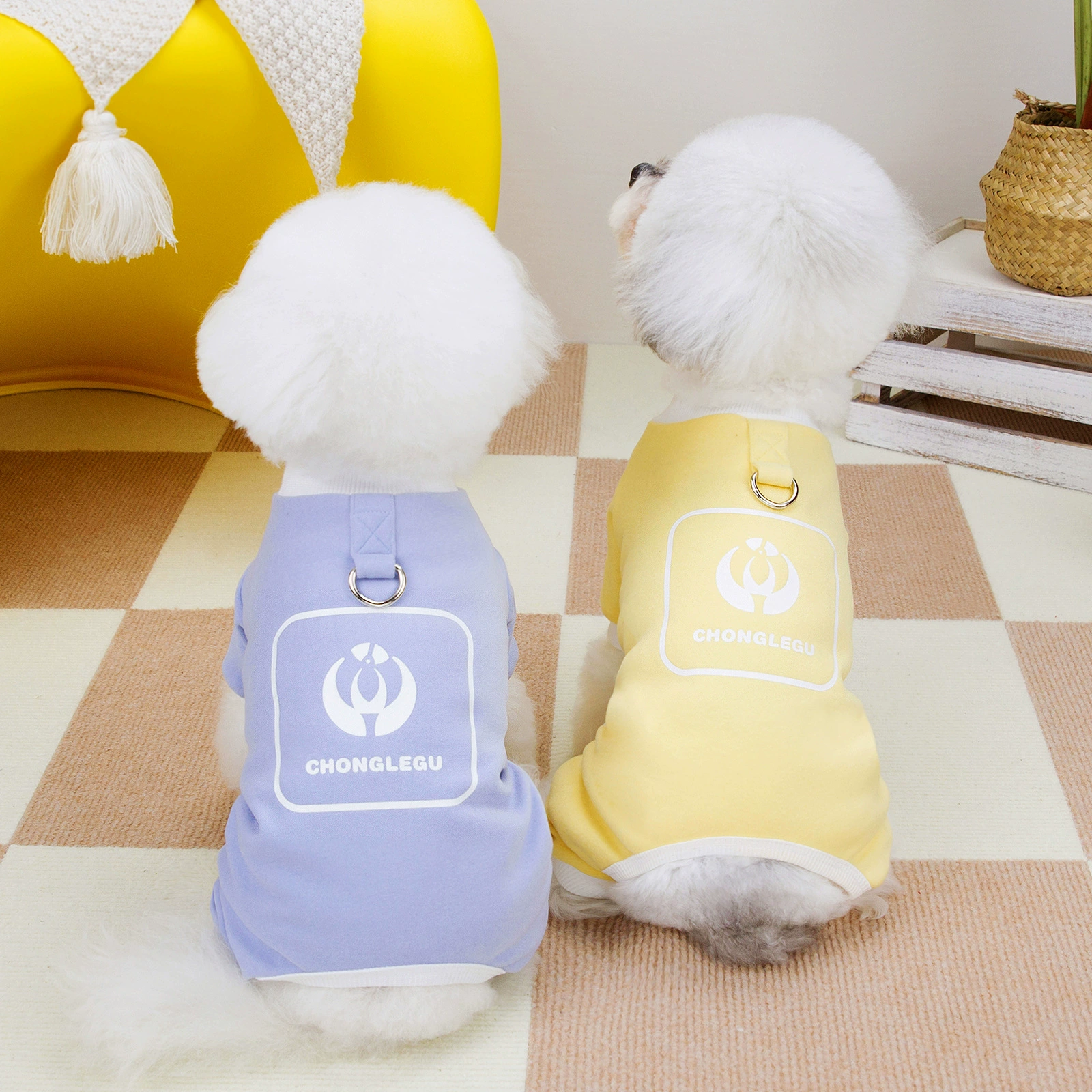 24 Весна и лето Милая Домашняя одежда с четвероногой одежда для домашних животных дышащая тонкая Кошка Домашняя одежда для собак