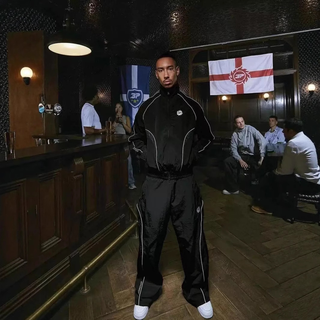 Broken Planet Reflective Strip Sports Casual Suit High Street Fashion Brand Zipper Jacket Jacket Men's and Women's Pants