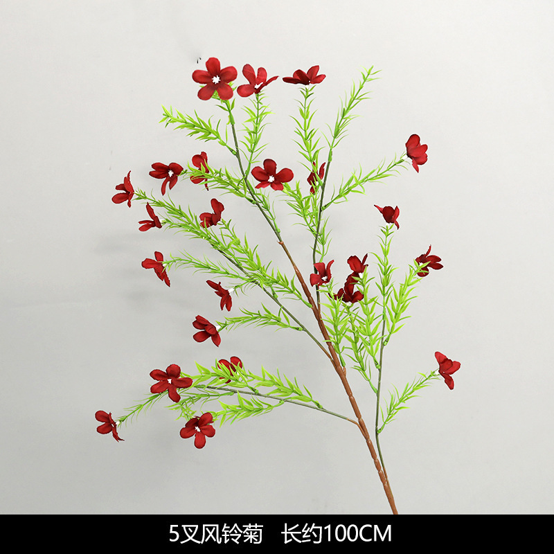 红色仿真花婚礼婚庆场地场景布置道具仿真花束花艺装饰花假花批发|undefined