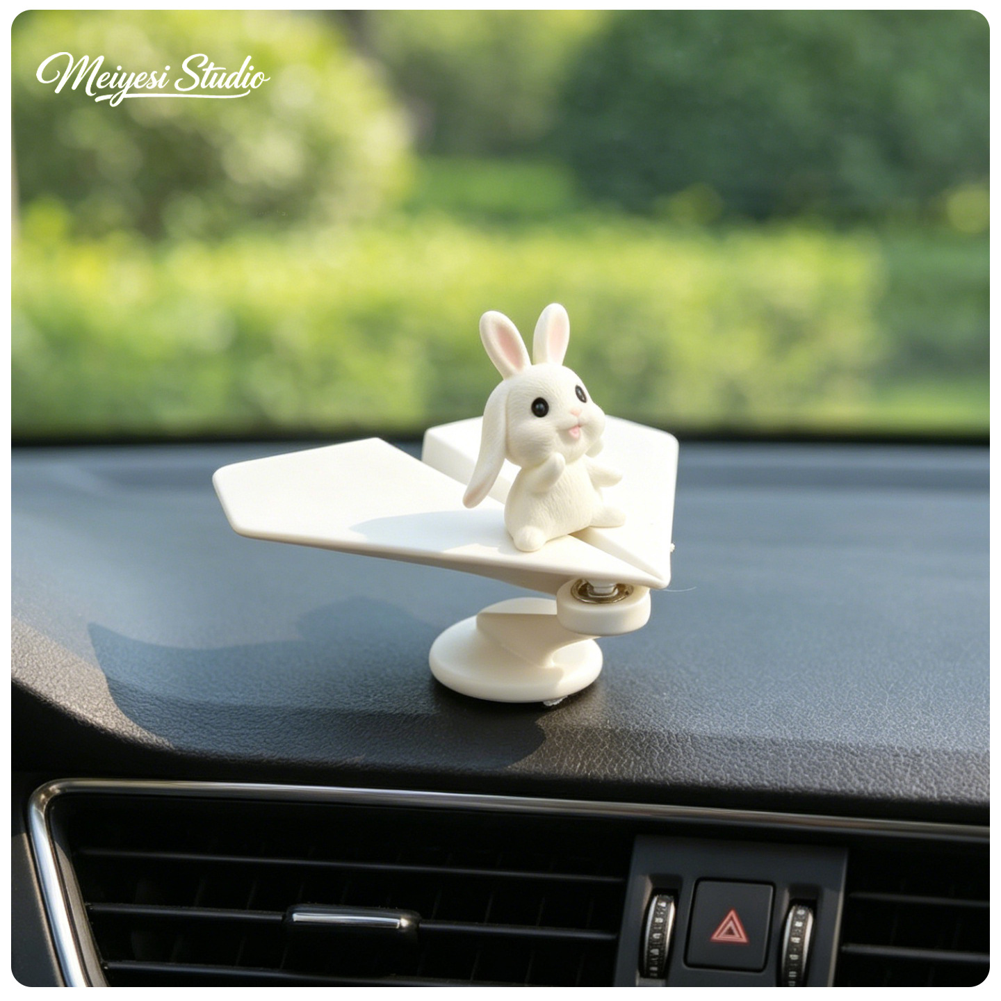 Crayón nuevo avión giratorio 2026 nuevo automóvil adorable joyería de dibujos animados decoración de curación descompresión