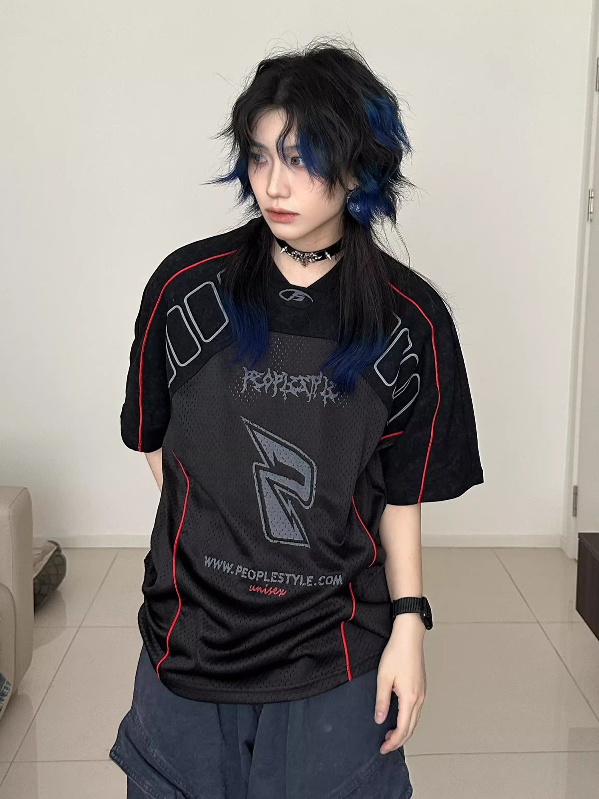American-style Jersey T-shirt For Men, New Summer Breathable Motorcycle-style Cycling Motorcycle Clothing, Quick-dry_viptrois.com