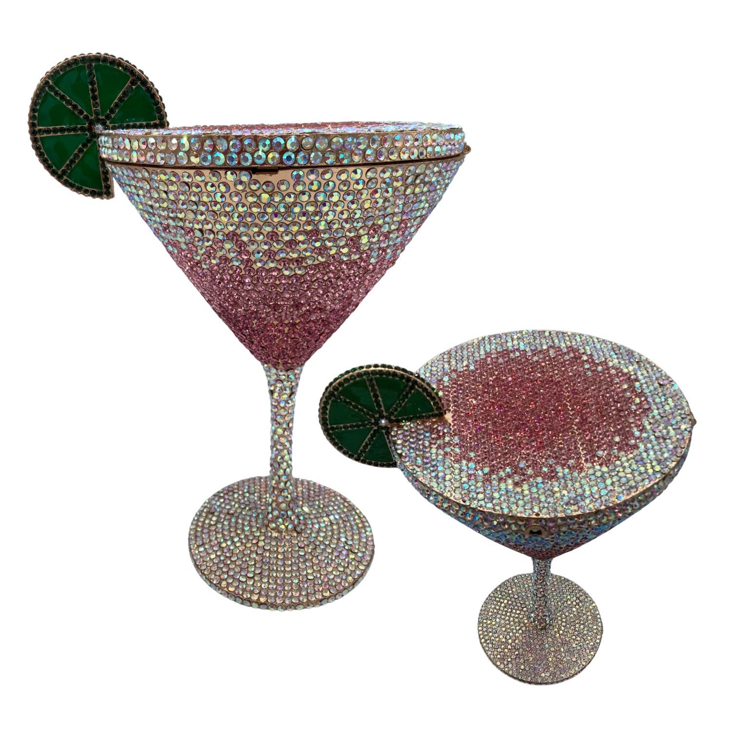 Bag de piedra Martini nuevo cóctel taza de pie alto diamante bolso de banquete bolso de mujer