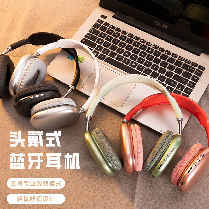 P9 auriculares Bluetooth auriculares Huaqiangbei explosión transfronteriza nueva generación venta al por mayor venta directa de fábrica batería de larga duración