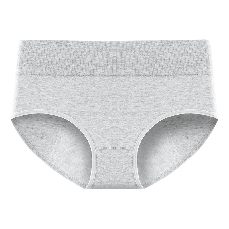 Ropa interior fisiológica, período menstrual antibacteriano de algodón puro para mujer, período menstrual, cintura alta, ensanchamiento, anti-fugas, ropa interior de seguridad especial para tía, mujer
