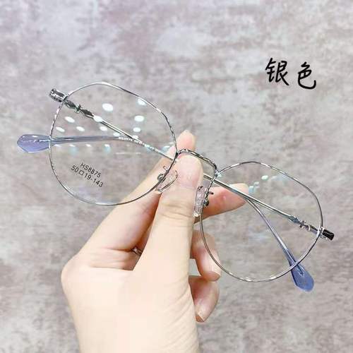 New anti-blue light radiation glasses, anti-fatigue myopia glasses frame for women, Korean version, flat computer eye protection