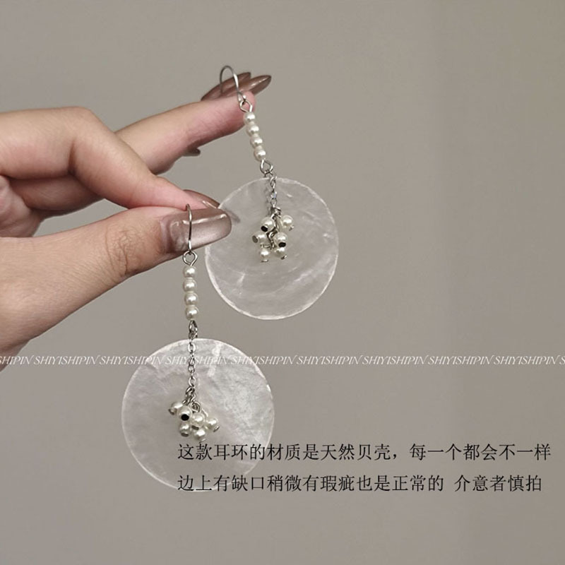 抖音热销闪钻珍珠耳环女轻奢小众高级感耳圈气质甜酷网红几何耳饰|undefined