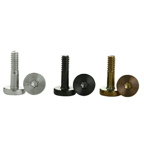 Source Factory Wholesale CD Pattern Screws 304 Micro Stainless Steel Countersunk Head Fine Large Flat Head Plum Blossom Slot Machine Screws