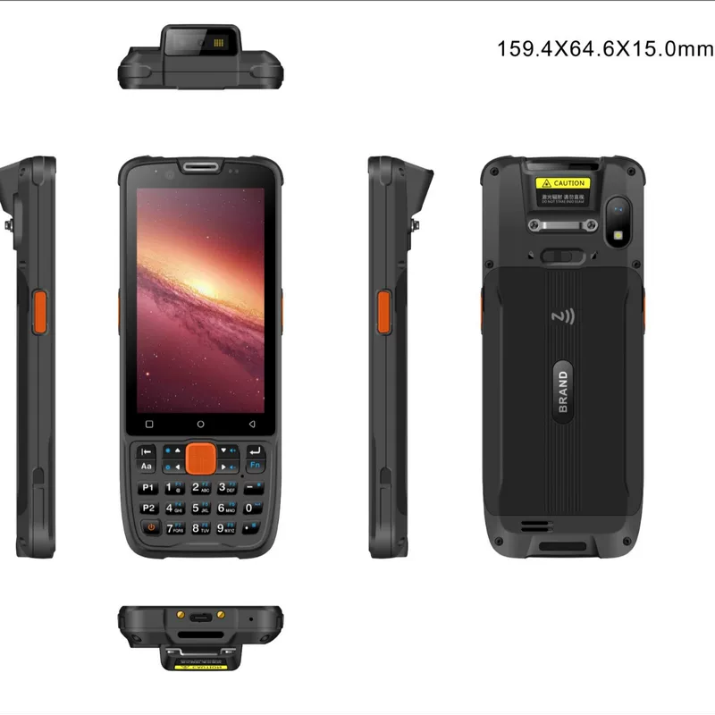Smart industrial keyboard protected from dust, water and shock, Android