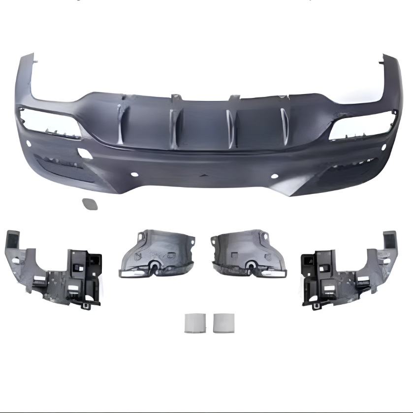 Big Surrounded – 奔驰GLE W166 Upgrade to GLE63 - gle63-amg-rear-lip-exhaust-tips-coupe-sport-version-blacksilver