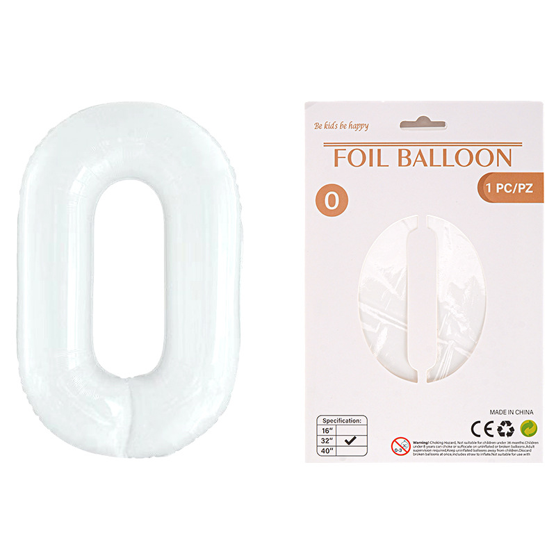 Globo de película de aluminio digital de 32 pulgadas, tarjeta de papel, tapa dura, paquete individual, cuerpo delgado, fiesta digital, globo decorativo flotante