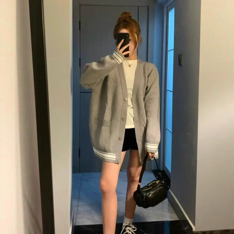 C Brand Exclusive Trendy Knit Sweater, Popular on Xiaohongshu, Casual and Versatile, Unisex