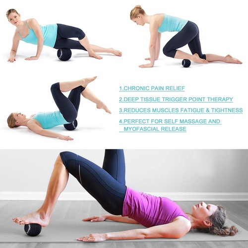 Amazon Vibration Yoga Ball Foot Massage Muscle Relaxation with Four Speed Adjustments Fitness Ball Electric Massage Ball