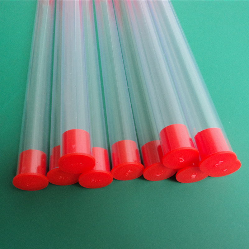 工厂生产PVC方管 PVC包装管 PVC磁铁包装管 PVC塑胶管 带帽子