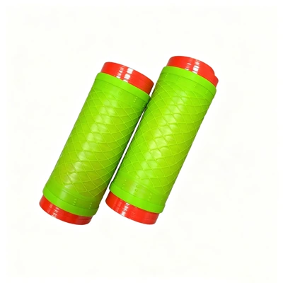Motorcycle Handle Cover: handlebar covers, silicone anti-slip - green-grid-pattern-1-pair-of-handlebar-covers