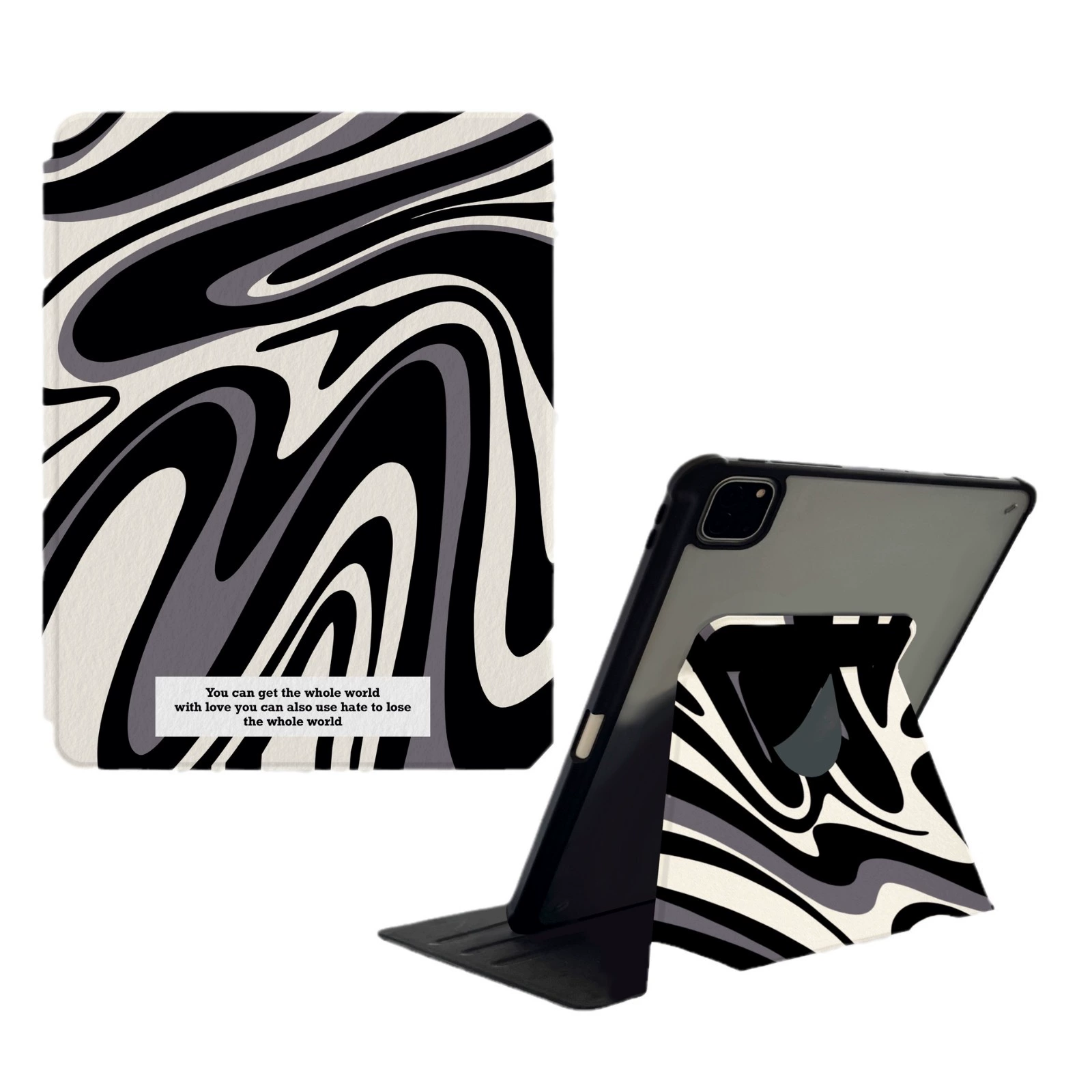 Корпус/чехол с защитной оболочкой для iPad Pro Air5 с завинчиванием защитной влагой вращающийся магнитный акриловый корпус