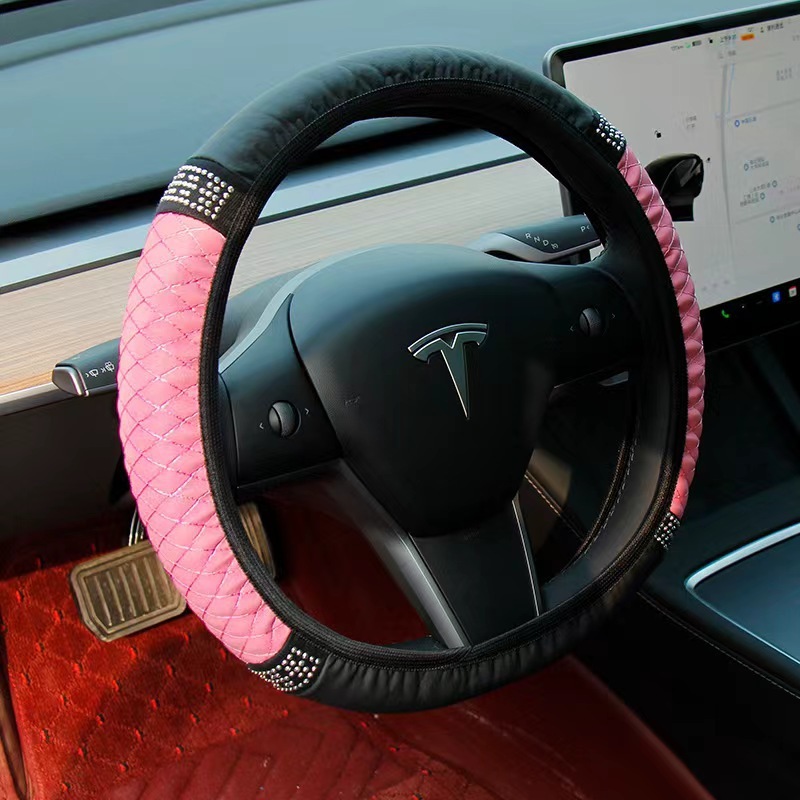 自動車のハンドルカバーの四季通用の刺繍のカラーはドリルの弾力を入れて緩めます。|undefined