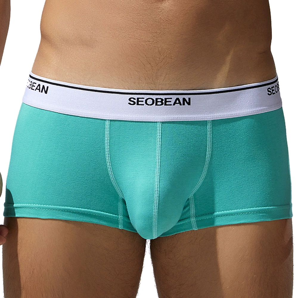SEOBEAN Hibbing мужские боксеры-слипы, комфортные и дышащие хлопковые с низкой талией, поднимающие ягодицы, набор оптом