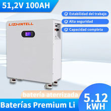 Bater&iacute;a de suelo 51.2V 100Ah para almacenamiento casero