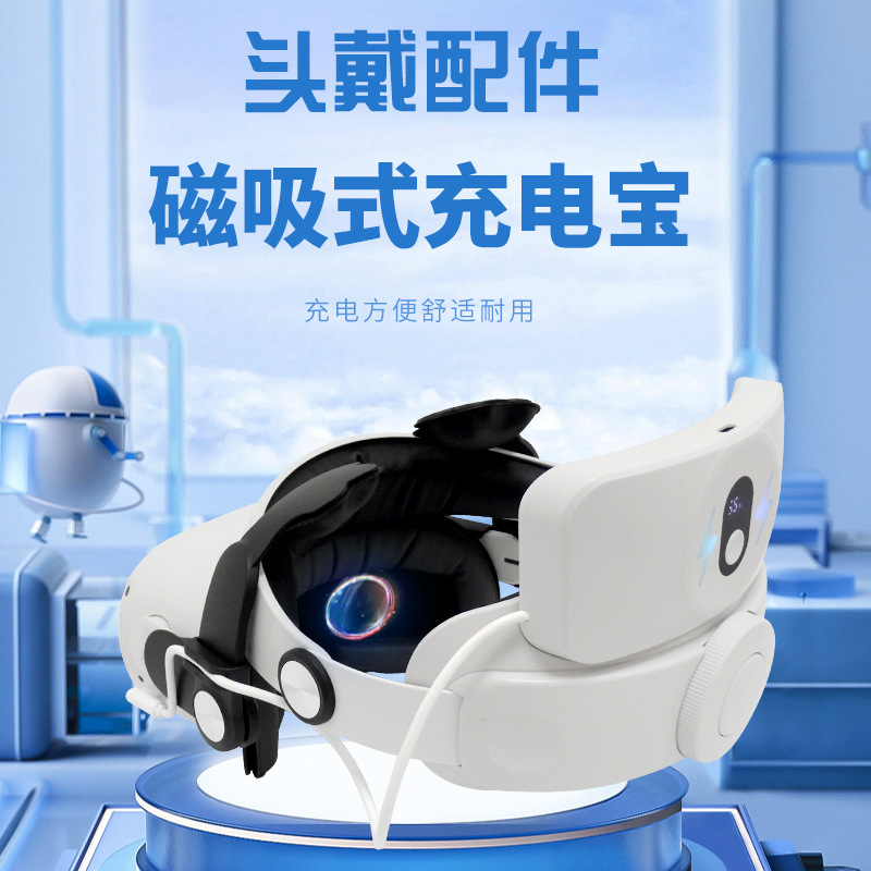 New Meta Oculus Quest2 head wearing 5300mAh mobile power magnetic…