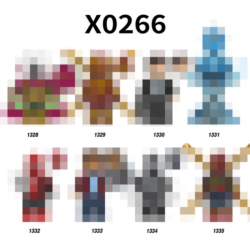 Foreign Trade Goods X0266 Super Movie Series Educational Assembled Building Block Minifigure Toys Opp Bag