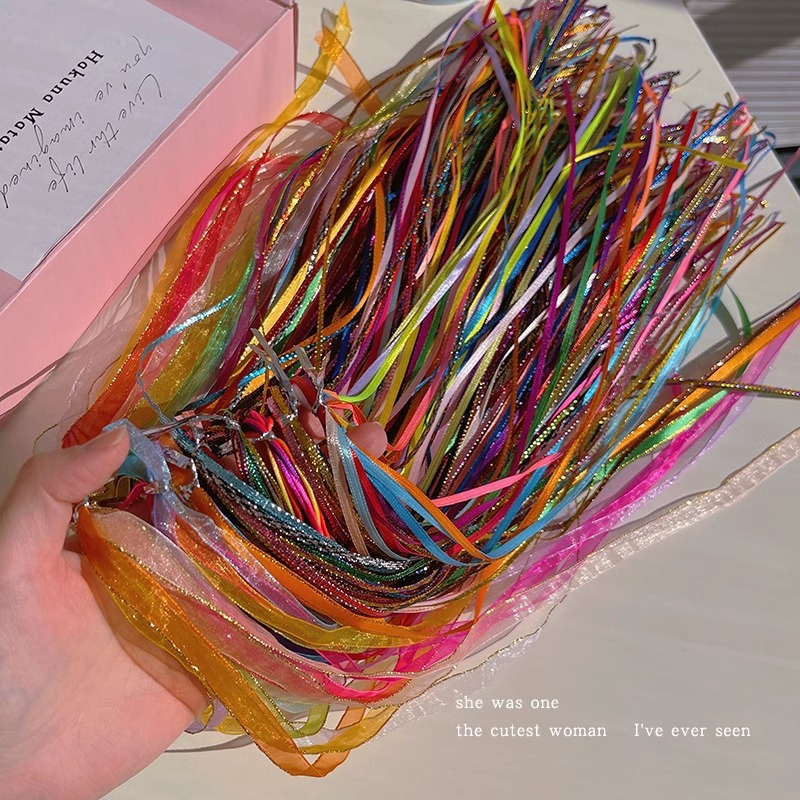 Cuerdas de cabello de color trenzado de mujer cuerdas de cabello de trenza sucia artefacto cinta de color para niños cabello de color trenza tocado