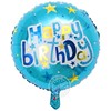 18 -inch birthday happy circular aluminum film balloon Happy Birthday aluminum foil balloon new children's toys