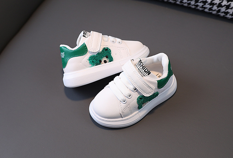 Höstnya Cricket Sport Panda Baby Girl Liten Vita Pojkar Fritidsskor 1-6 år gamla_voghion.com