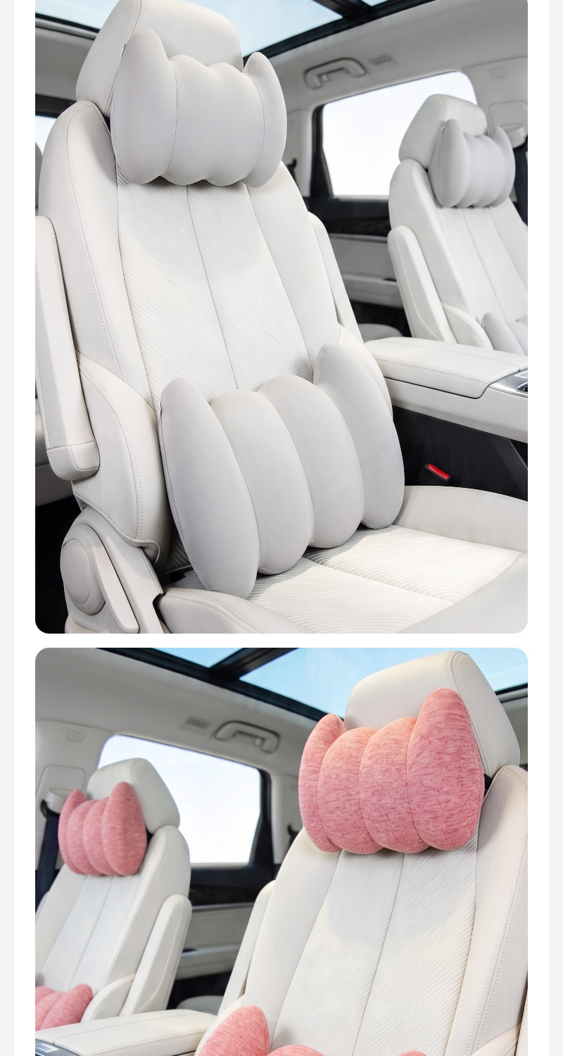 Customizable Memory Foam Lumbar Support Cushion for Car and Office Use, Comfortable Cushion, Lumbar Spine Support, Waist Protection Artifact