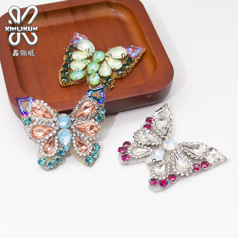 Fashionable butterfly-shaped colored diamonds