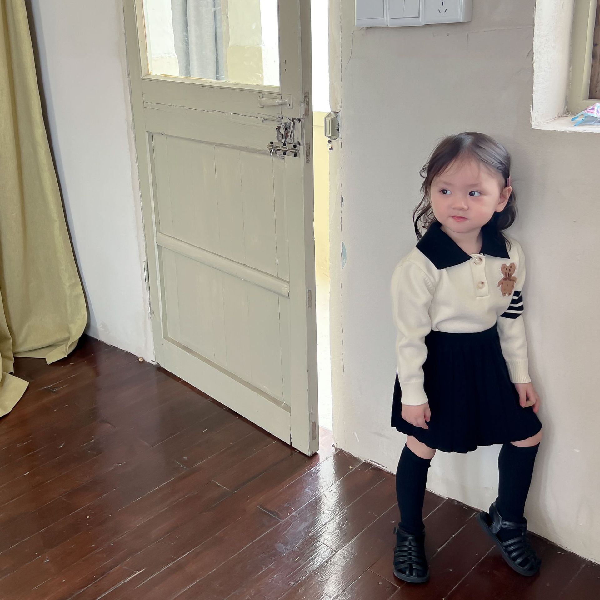女童套装毛衣韩国童装针织两件套宝宝秋装2022新款儿童服装批发详情15