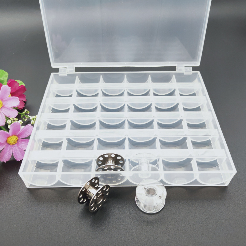 20mmボビン収納ボックス、ミシン用25/36グリッド、ボビン収納ボックス、プラスチック部品収納、ミシンアクセサリー|undefined