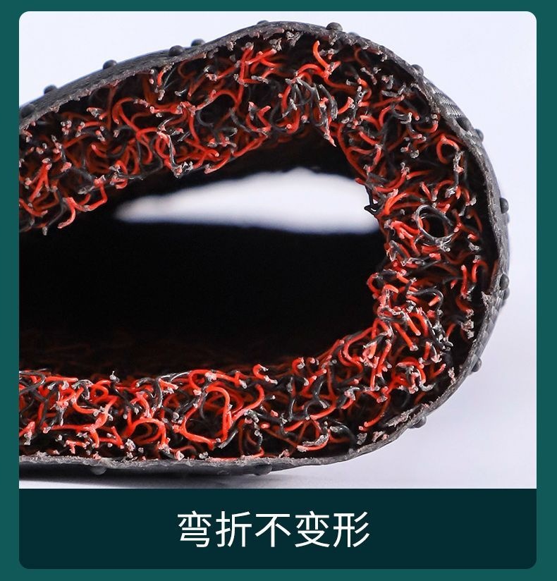 Entrance door mat with silk loops, non-slip entryway mat, bathroom and toilet foot mat, living room door mat, car floor mat