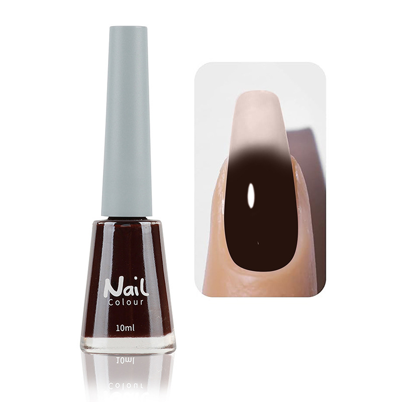 Oily non-peeling long-lasting nail polish baking-free quick-drying non-fading nude transparent nail polish wholesale