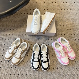 al25ss spring and summer new color matching small white shoes thick bottom comfortable casual al more understanding of women