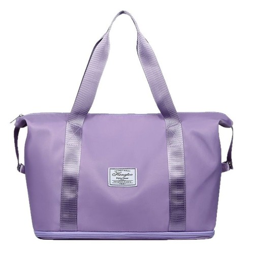 Portable Large Capacity Travel Bag for Women, Short Trip Business Trip Lightweight Fitness Bag, Foldable Storage Bag, Suitable for All Kinds of Luggage