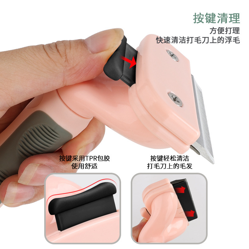 Peine para mascotas Peine para perros Peine para gatos Peine abierto Peine para perros Peine para gatos Peine para mascotas Peine para perros y gatos para eliminar el pelo flotante