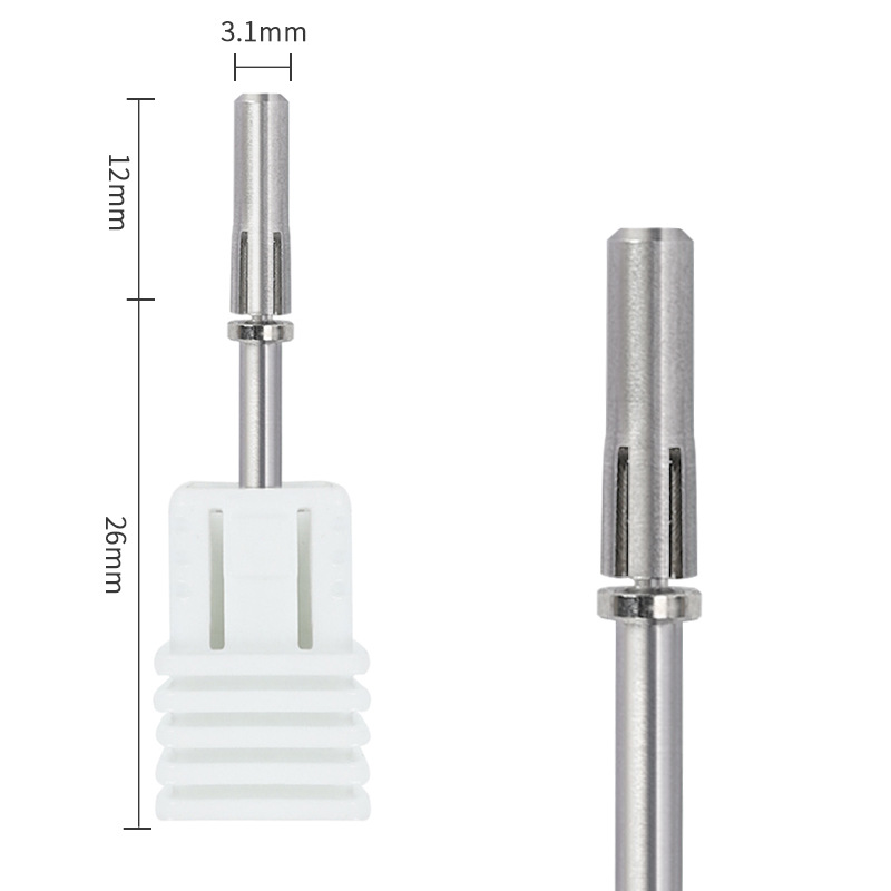 Transfronterizo nuevo clavo cabeza de molienda anillo de arena máquina de pulir eléctrica clavo anillo de molienda negro y blanco multi-color caja de montaje cojinete