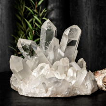 天然白水晶晶簇白水晶原石晶体矿石标本消磁石扩香石鱼缸装饰摆件