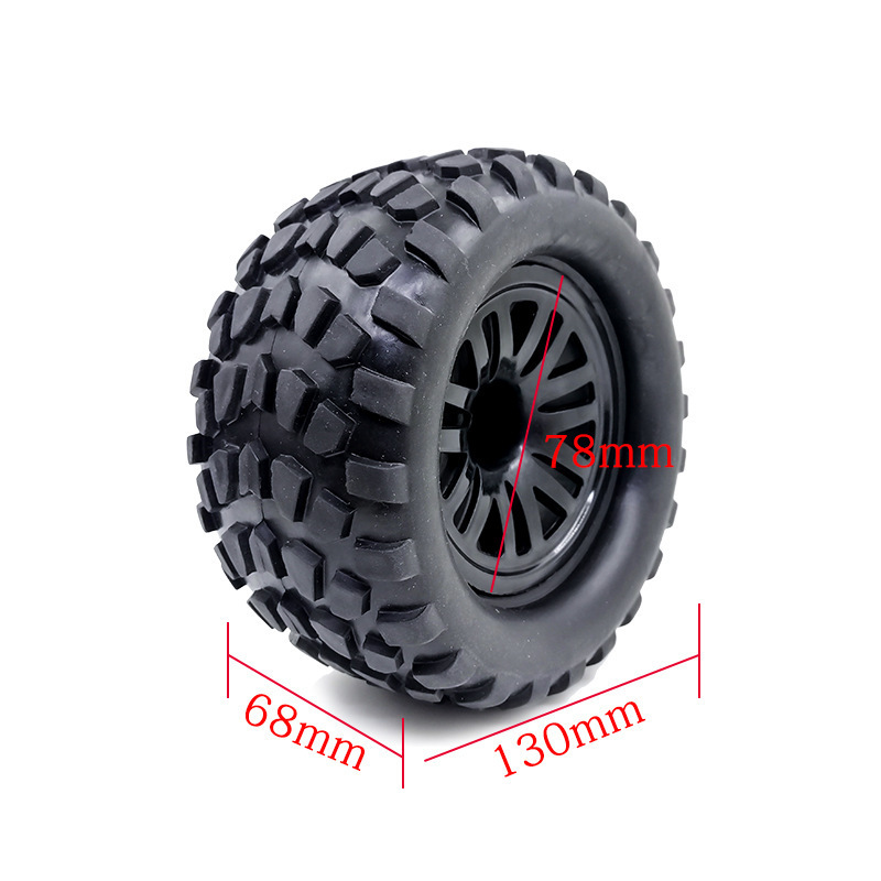 HSP1/10 bicycle Henglong fuel remote control car 94111 94188 extra large off-road tire 12mm combination