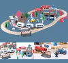 88-piece electric train new combined track (boxed)