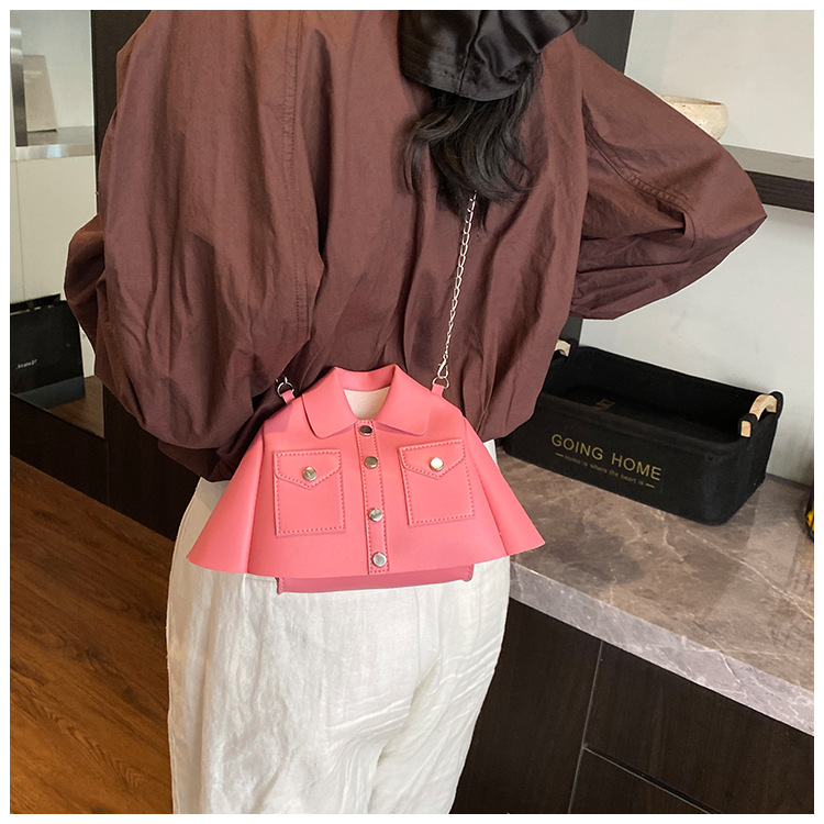 Women's Pu Leather Clothes Streetwear Square Magnetic Buckle Shoulder Bag display picture 11