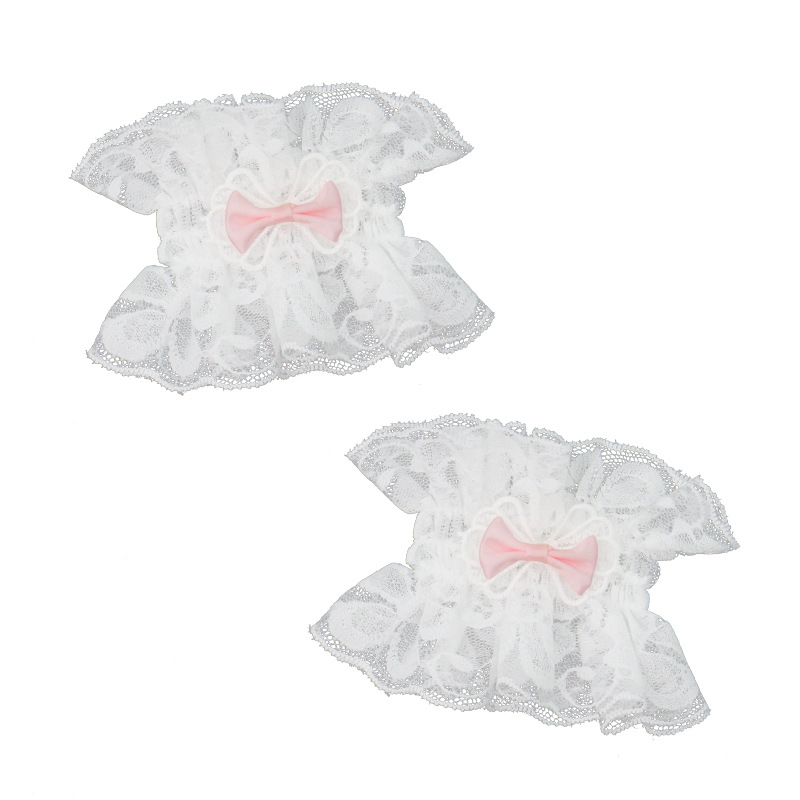 Cosplay de dibujos animados camarera adorable pulsera de encaje collar de ojos pegada de cabello cola zorro adornos de cabello show dress