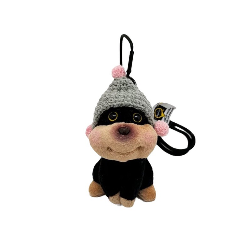 オリジナルのdiyミツバチの子犬のカバンのペンダントの女子学生のぬいぐるみの鍵はリュックサックのかばんを掛けて人形を飾ります。|undefined