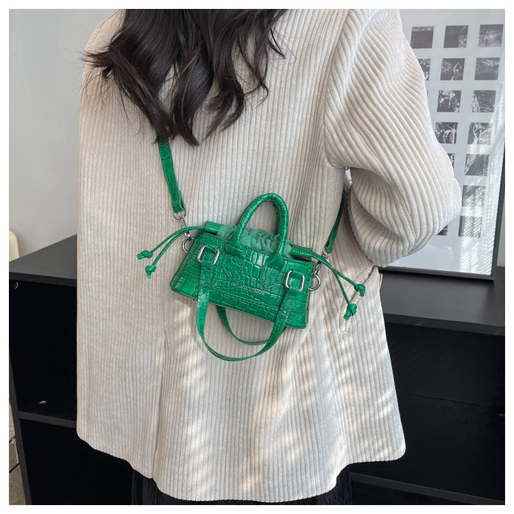 Frau Klein Frühling Sommer Pu-leder Einfarbig Mode Quadrat Reißverschluss Handtasche display picture 2