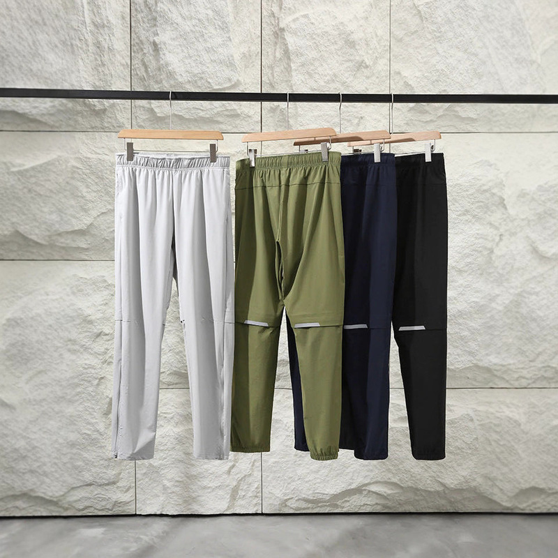Lightweight for Outdoor Use! Functional Fabric! Men's Summer Moisture-Wicking, Quick-Drying, Cool-Touch, Sun-Protective, Waterproof Casual Pants for Export